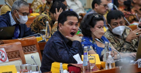 Raker dengan Komisi VI DPR, Erick Thohir Beberkan Kinerja BUMN Selama Pandemi