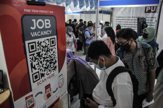 Ribuan Pelamar Kerja Serbu Jakarta Job Fair 2022