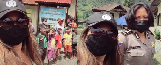 Rela Tak Digaji Malah Dipecat, Begini Kedekatan Guru Cantik di Papua sama TNI-Polri