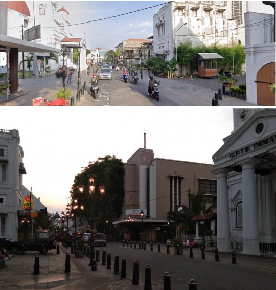 Wajah Kota Lama Semarang Tanpa Kabel Internet Semrawut, Ini Foto-Fotonya