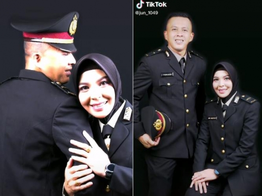 Potret Suami Istri Sama-Sama Polisi, Dulu Sama-Sama Bintara Kini Sukses Perwira