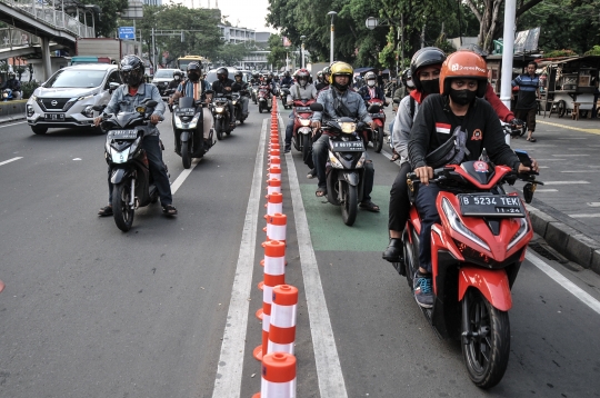 Penerapan Jalur Khusus Sepeda Belum Efektif