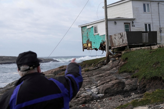 Puluhan Rumah Hancur Diterjang Badai Fiona di Kanada