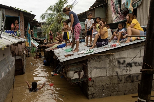 Banjir Akibat Topan Super Noru di Filipina