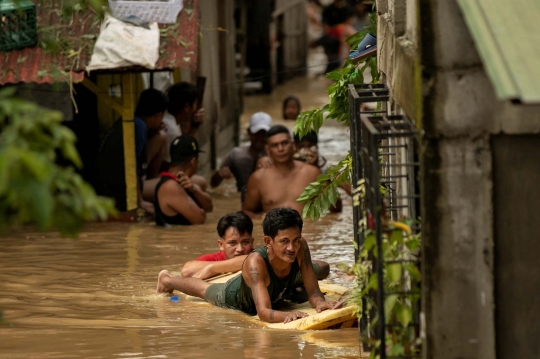 Banjir Akibat Topan Super Noru di Filipina