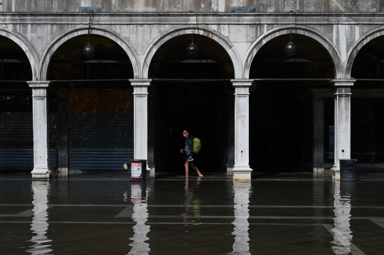 Banjir Pasang Musiman Kembali Rendam Venesia