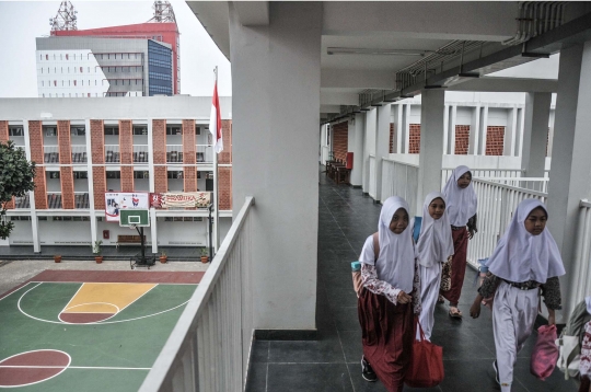 Wajah Gedung Sekolah Berkonsep Net Zero Carbon Senilai Rp30 Miliar