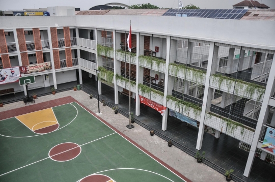 Wajah Gedung Sekolah Berkonsep Net Zero Carbon Senilai Rp30 Miliar