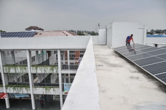 Wajah Gedung Sekolah Berkonsep Net Zero Carbon Senilai Rp30 Miliar