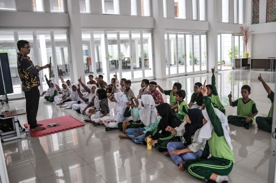 Wajah Gedung Sekolah Berkonsep Net Zero Carbon Senilai Rp30 Miliar