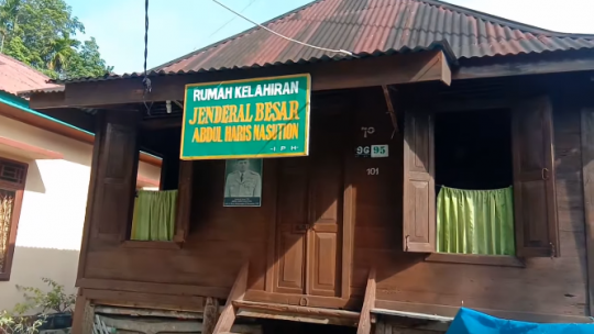 Potret Rumah Kelahiran Jenderal Besar AH Nasution, Terbuat dari Kayu Sederhana Banget