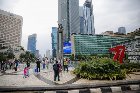 Antusias Warga Olahraga di CFD Usai Diguyur Hujan