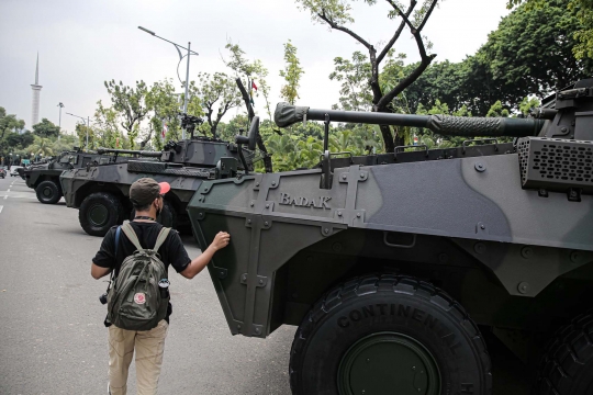 Melihat Alutsista TNI Dipajang di Kawasan Istana Merdeka