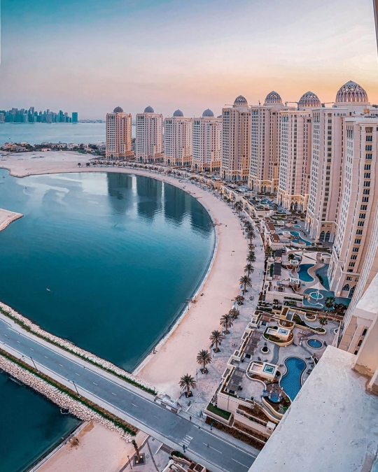 Potret Mewahnya The Pearl, Pulau Reklamasi Qatar Dekat Lokasi Piala Dunia 2022