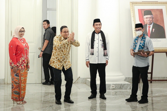 Anies Baswedan Sapa ASN Balaikota Jelang Purnatugas