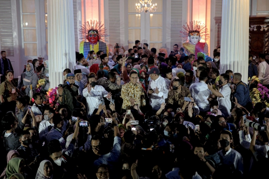 Suasana Acara Perpisahan Anies Baswedan dari Balai Kota Jakarta