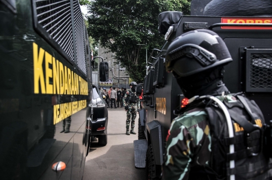 Penjagaan Ketat Brimob Kawal Sidang Ferdy Sambo