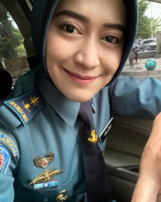 Kabar Terbaru Bintara Cantik TNI AL Berwajah Glowing Mirip Artis, Kini jadi Perwira