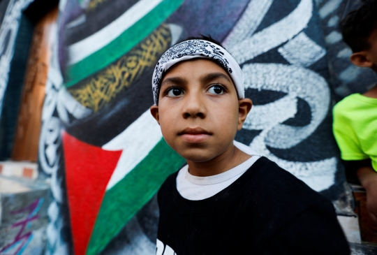Aksi Remaja Palestina Hilangkan Trauma dengan Breakdance