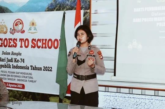 Sosok Shalsabila Lestari Putri Indonesia NTB 2020, Kini jadi Polwan Pangkat Bripda