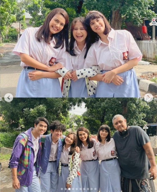 Prilly Latuconsina Mendadak Berseragam SMA, Penampilannya Langsung jadi Sorotan