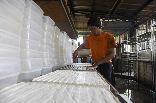 Perajin Tahu Menjerit Harga Kedelai Tembus Rp14 Ribu per Kg