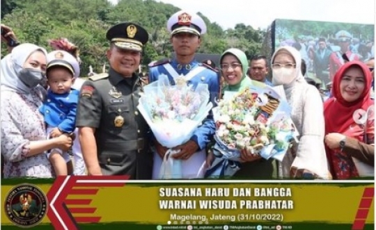 Ini Akbar Abdurachman, Taruna TNI Anak Kasad Baru Diwisuda, Panglima TNI Beri Jempol