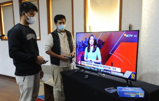 Posko Bantuan STB TV Digital Gratis di Depok