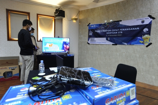 Posko Bantuan STB TV Digital Gratis di Depok