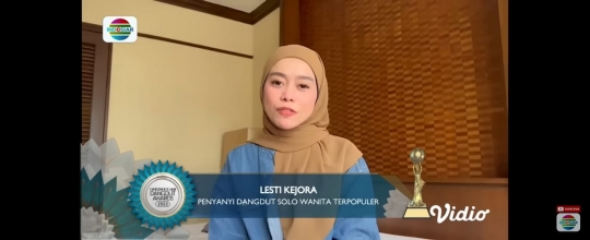 Lesti Jadi Pemenang Penyanyi Dangdut Solo Wanita Terpopuler 'Terimakasih Indosiar'