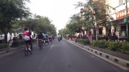 Potret Jalanan Kota Jogja di Minggu Pagi, Cocok Dipakai Wisata Sepeda