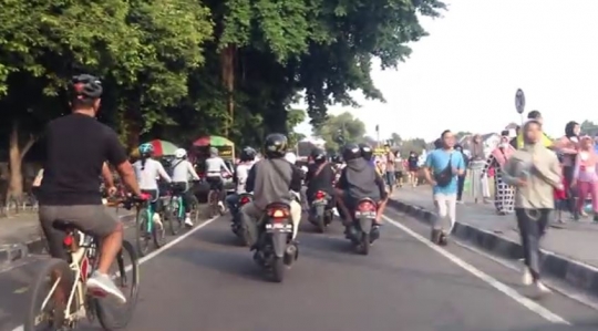 Potret Jalanan Kota Jogja di Minggu Pagi, Cocok Dipakai Wisata Sepeda