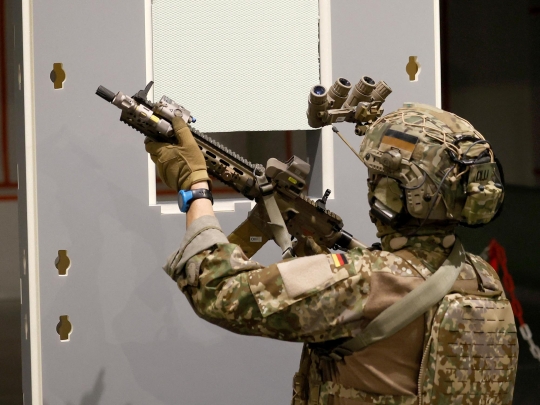 Intip Latihan Pasukan Elit Antiteror KSK di Jerman