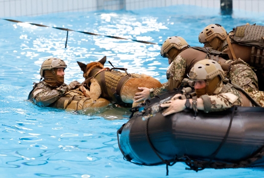 Intip Latihan Pasukan Elit Antiteror KSK di Jerman