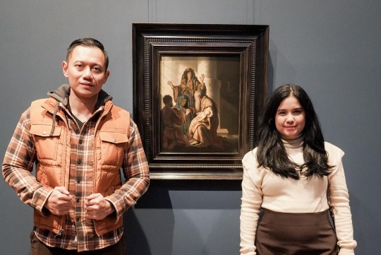 Momen Manis AHY dan Istri saat Dampingi SBY Datangi Galeri Seni Hamburger Kunsthalle