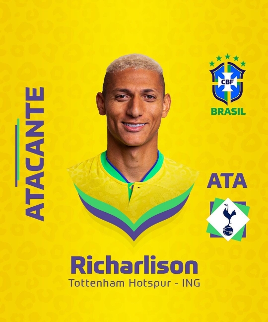 Potret Mengerikannya Skuad Brasil di Piala Dunia 2022