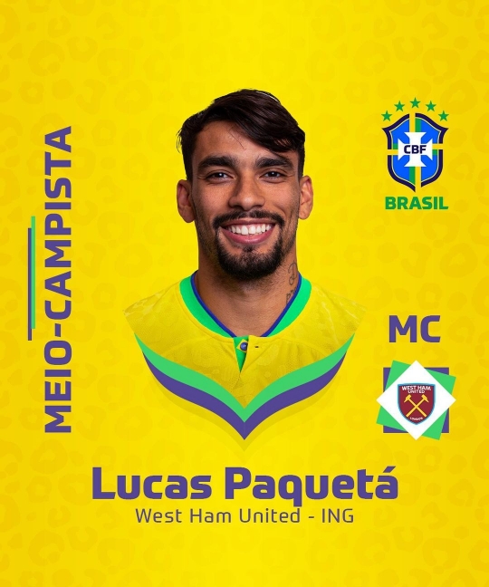 Potret Mengerikannya Skuad Brasil di Piala Dunia 2022