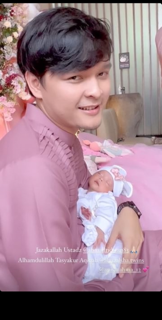 6 Momen Aqiqah Alma dan Alsha Anak Kembar Anisa Rahma, Banjir Doa dari Netizen