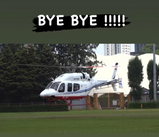 Momen Keren Maia Estianty Naik Helikopter: Lihat Jakarta Kayak New York Kecil