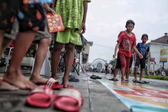 Keseruan Festival Permainan Tradisional di Kota Tua