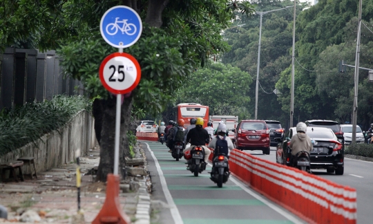 Jalur Sepeda di Jakarta Akan Dievaluasi