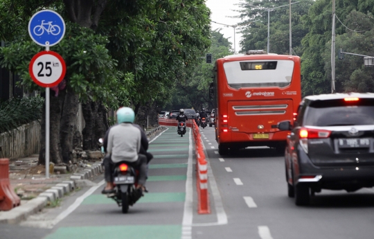 Jalur Sepeda di Jakarta Akan Dievaluasi