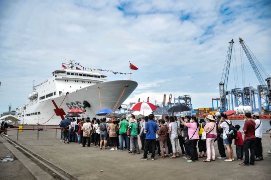 Kapal Perang China Merapat ke Tanjung Priok, Misinya Kemanusiaan