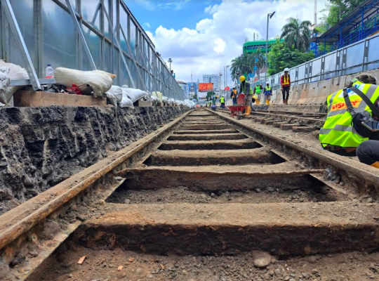 Potret Jalur Trem era Belanda Ditemukan Terkubur di Tengah Kota Jakarta