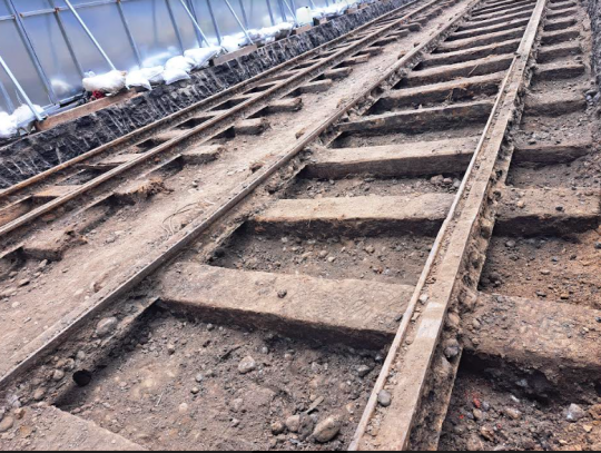 Potret Jalur Trem era Belanda Ditemukan Terkubur di Tengah Kota Jakarta