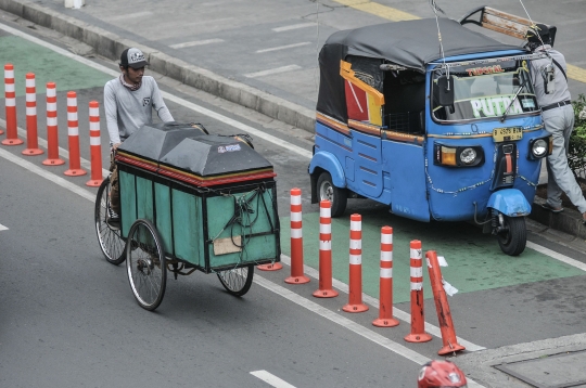 Pemprov DKI Setop Pembangunan Jalur Sepeda pada 2023