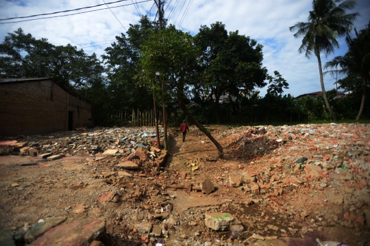 Normalisasi Ciliwung, Rumah Warga di Rawajati Mulai Dibongkar