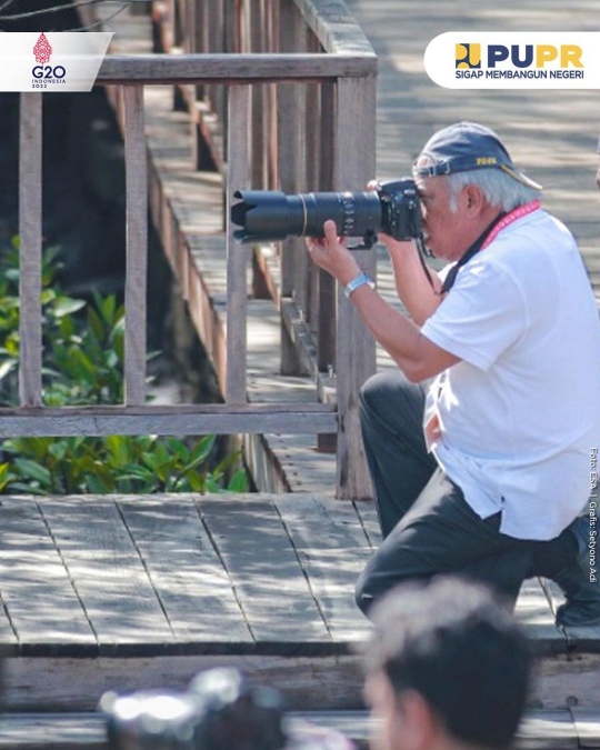 Penampilan Berbeda Menteri Basuki di G20 jadi Sorotan, jadi Fotografer Dadakan