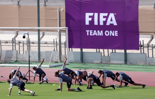 Intip Latihan Para Wasit Piala Dunia 2022