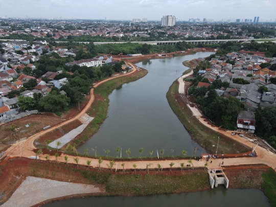 Progres Pembangunan Ruang Limpah Sungai Brigif Capai 80 Persen